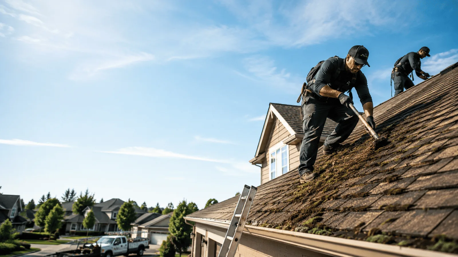 Roof Moss Removal in Mentor, MN near me